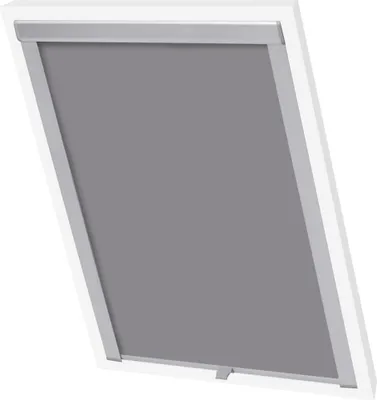 Produktbild von vidaXL Verdunkelungsrollo Grau MK08