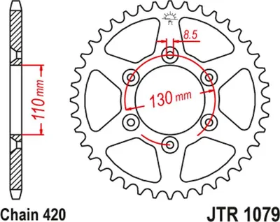 Obrázek produktu pro JT Sprocket 62T 420 JTR1079.62