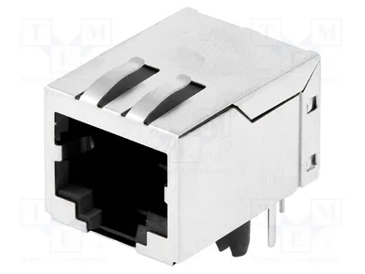 Produktbild von 1x Buchse PIN: 8 abgeschirmt,mit Trenntransformator RJ45  THT LMJ1598824110DT39 RJ
