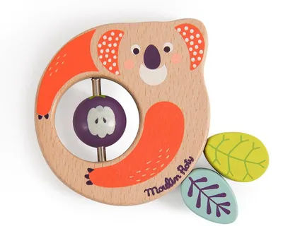 Image de Hochet en bois Koala, Moulin Roty