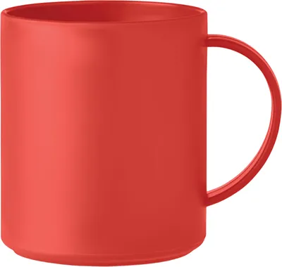 Image de MidOcean - Tasse à café "Monday", Réutilisable, 300ml MO139 (Taille unique) (Rouge)