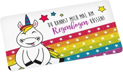 Obrázok produktu pre Raňajková doska Jednorožec a dúha sa bozkávajú
