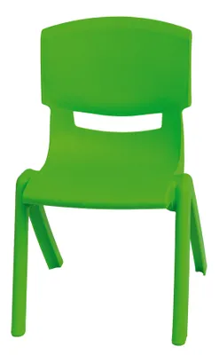 Produktbild von Kinderstuhl aus Kunststoff in Sitzhöhe  24, 30 oder 34 cm , Farbe:grün, Sitzhöhe in cm:34 cm