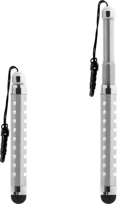 Obrázok produktu pre Avizar, výsuvný stylus na dotykové obrazovky s 3,5 mm konektorom, strieborný
