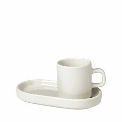 Immagine prodotto di blomus Pilar Set 2 Espressotassen, Moonbeam, Keramik, H 6 cm, T 7.5 cm, Ø 5 cm, V 0.05 l, 63703
