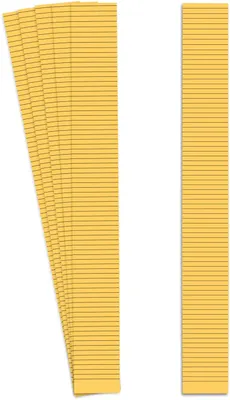 Produktbild von Markierungsstreifen 6mm B300xH32mm VE=10 Stück gelb