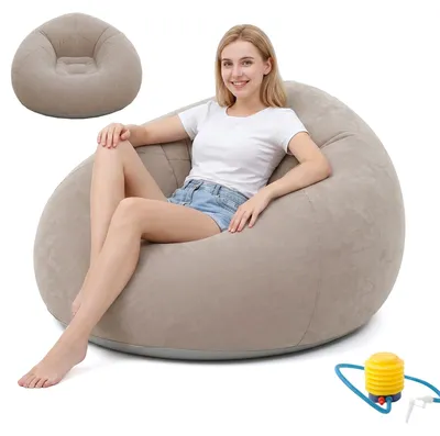 Produktbild von Solidchoice – Aufblasbarer Stuhl mit Pumpe für Camping und Strand