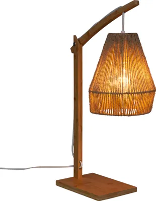 Obrázek produktu pro Stolní lampa PALM, bambusová, 55 cm
