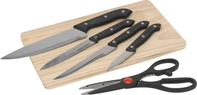 Produktbild von Messerset mit Schere und Brett 6 Teile neuetischkultur