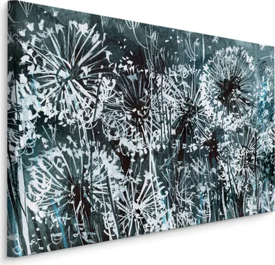 Produktbild von Fabelhafte Canvas LEINWAND BILDER 100x70 cm XXL Kunstdruck Natur Pusteblumen Wiese