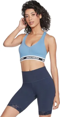 Produktbild von Skechers Go Walk Jacquard Bra W3BR90-BLGY, BHs, Damen, Blau, Größe: XS