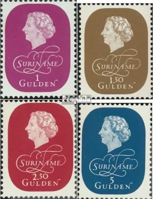 Produktbild von Briefmarken Suriname 1959 Mi 366-369 (kompl.Ausg.) postfrisch Königin Juliana
