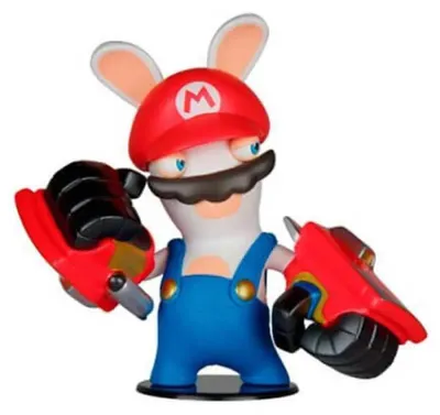 Produktbild von Ubisoft Rabbid Mario, Actionfigur zum Sammeln, Videospiel