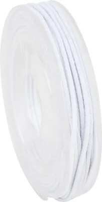 Produktbild von Gummikordel, 1 mm breit, 5 m Weiß