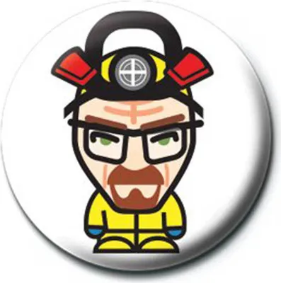 Produktbild von Breaking Bad - Button Badge - Heisenberg Yellow Cartoon