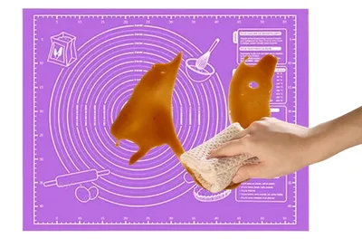 Produktbild von Rutschfeste Backmatten für sicheres Ausrollen und Backen von Teig