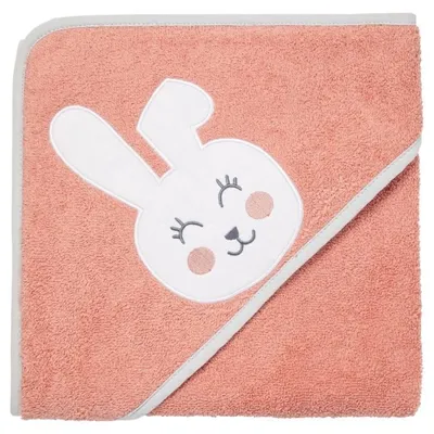 Produktbild von Kapuzentuch 80x80 Kaninchen Bestickt