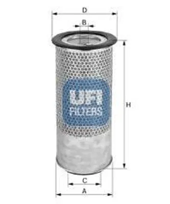 Produktbild von Luftfilter UFI 27.618.00 Filtereinsatz