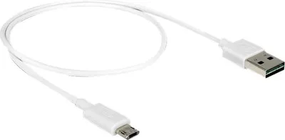 Produktbild von DeLOCK 84806, 0,5 m, USB A, Micro-USB B, USB 2.0, 0,48 Gbit/s, Weiß
