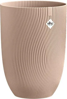 Image de Colonne à fleurs Elho Sereh en plastique Ø 39 cm H 53,4 cm couleur argile froide