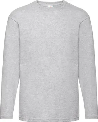 Produktbild von T-Shirt lange Ärmel Wertgewicht Long Ärmel T - Heather Grau, M