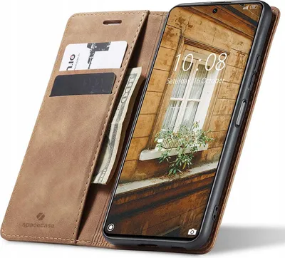 Produktbild von Spacecase Geldbörse Xiaomi 11T/11T Pro hellbraun