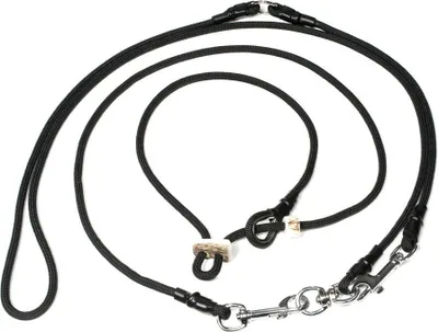 Produktbild von Mystique Hunting Profi Umhängeleine 6mm mit Zugbegrenzung L 325cm schwarz