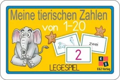 Produktbild von Meine tierischen Zahlen von 1-20 Legespiel