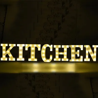Produktbild von LED Buchstaben Set - Kitchen