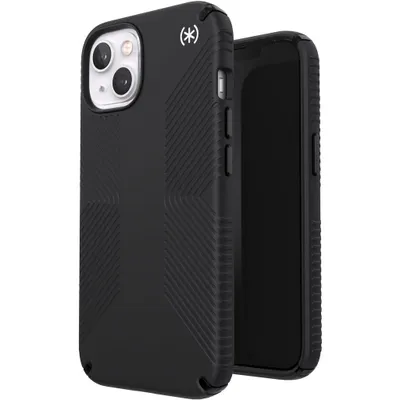 Produktbild von Speck Presidio Perfect Clear Geo -  Apple iPhone 13 Stofeste Hardcase Hlle MagSafe Kompatibel - Schwarz