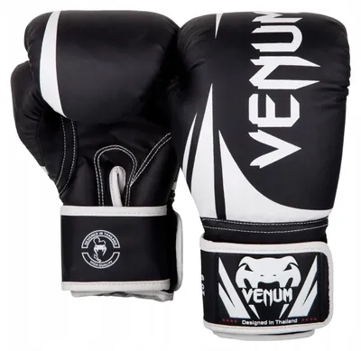 Produktbild von Venum Challenger 2.0 Kids Boxing Gloves Black White Gewicht 4 oz