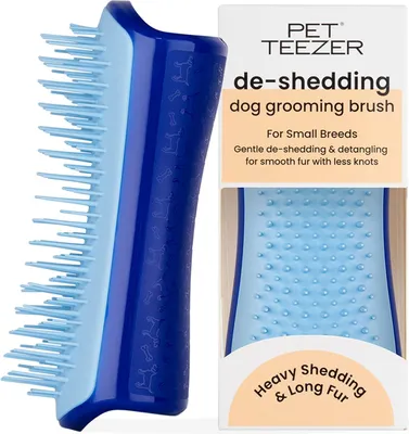 Produktbild von Tangle Teezer Pet Teezer Fellpflegebürste für kleine Hunde – Hundebürste für Tro