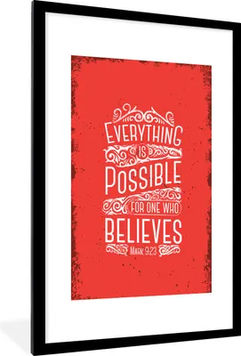 Produktbild von MuchoWow® MuchoWow® Gerahmtes Poster Jahrgang - Gestaltung - Text 60x90 cm - Poster mit zchwarzem Bilderrahmen - Dekoration - Wandposter Wohnzimmer - Hochwertig