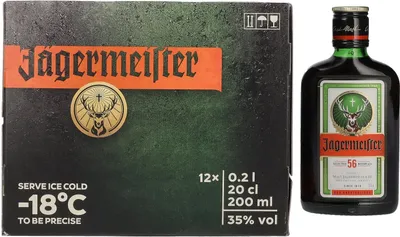 Produktbild von Jägermeister 35% Vol. 12x0,2l