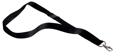 Produktbild von 10x Textilband für Auswelter Schlüsselband Lanyard Safety schwarz