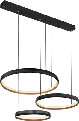 Produktbild von Globo Lighting Hängeleuchte Metall schwarz matt, LED