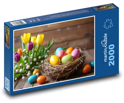 Obrázok produktu pre martinpuzzle - Puzzle 2000 - Malované vajícka, Velkonoce
