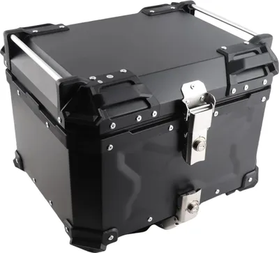 Produktbild von Motorrad Topcase - Heckkoffer - Robustes Aluminium - Für Gepäck - Schwarz