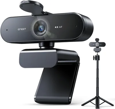 Productafbeelding van Webcam 4K met standaard en ruisonderdrukkende microfoons
