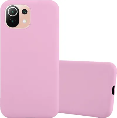 Produktbild von Cadorabo Hülle für Xiaomi Mi 11 LITE (4G / 5G) / 11 LITE NE Schutzhülle in Rosa Handyhülle TPU Silikon Etui Case Cover
