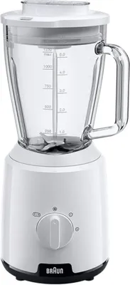 Produktbild von Braun JB 1050, Tischplatten-Mixer, 1,25 l, Pulsfunktion, Eis-Crusher, 0,9 m, 600 W