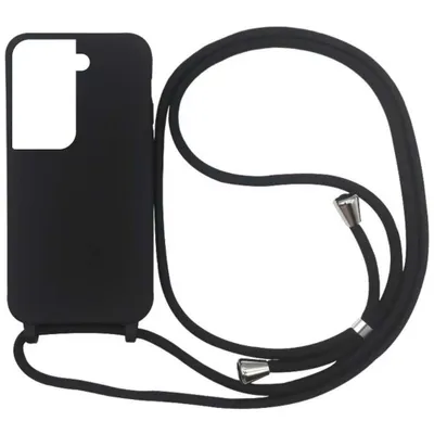 Obrázok produktu pre Smartphonica Puzdro Samsung Galaxy S22 so šnúrkou na zavesenie - čierne