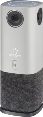 Produktbild von Renkforce RF-CC-800 360° Videokonferenz-System Full HD 1920 x 1080 Pixel 360° Erfassung, 4 Weitwinkel-Kameras, Voice Tr