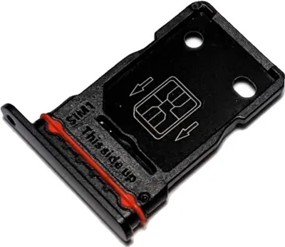 Produktbild von Dual Simkartenhalter für OnePlus 9 Pro, Original Ersatzteil, Schwarz (Stellar Black)
