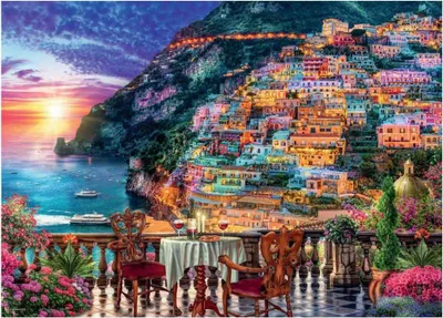 Produktbild von RAVENSBURGER Puzzle Positano, Italien 1000 Puppen