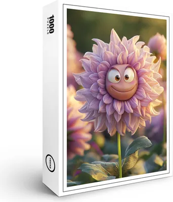 Image de puzzle premium raxxa "Dahlia", 1000 pièces