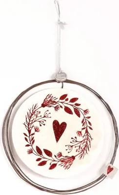 Produktbild von Winterzauberornament "Herz"