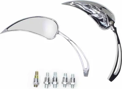 Produktbild von Motorrad Spiegel Harley Chopper Drag Chrom M10/M8 Oxf-220 Kpl.ox