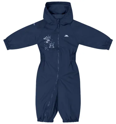 Immagine prodotto di Tuta antipioggia impermeabile unisex per bambini DRIPDROP, con cappuccio, colore blu (navy)