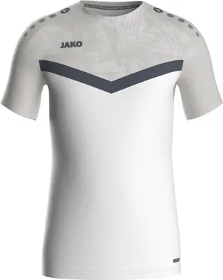 Produktbild von JAKO Kinder T-Shirt Iconic, Farbe:weiß/soft grey/anthra light, Größe:128